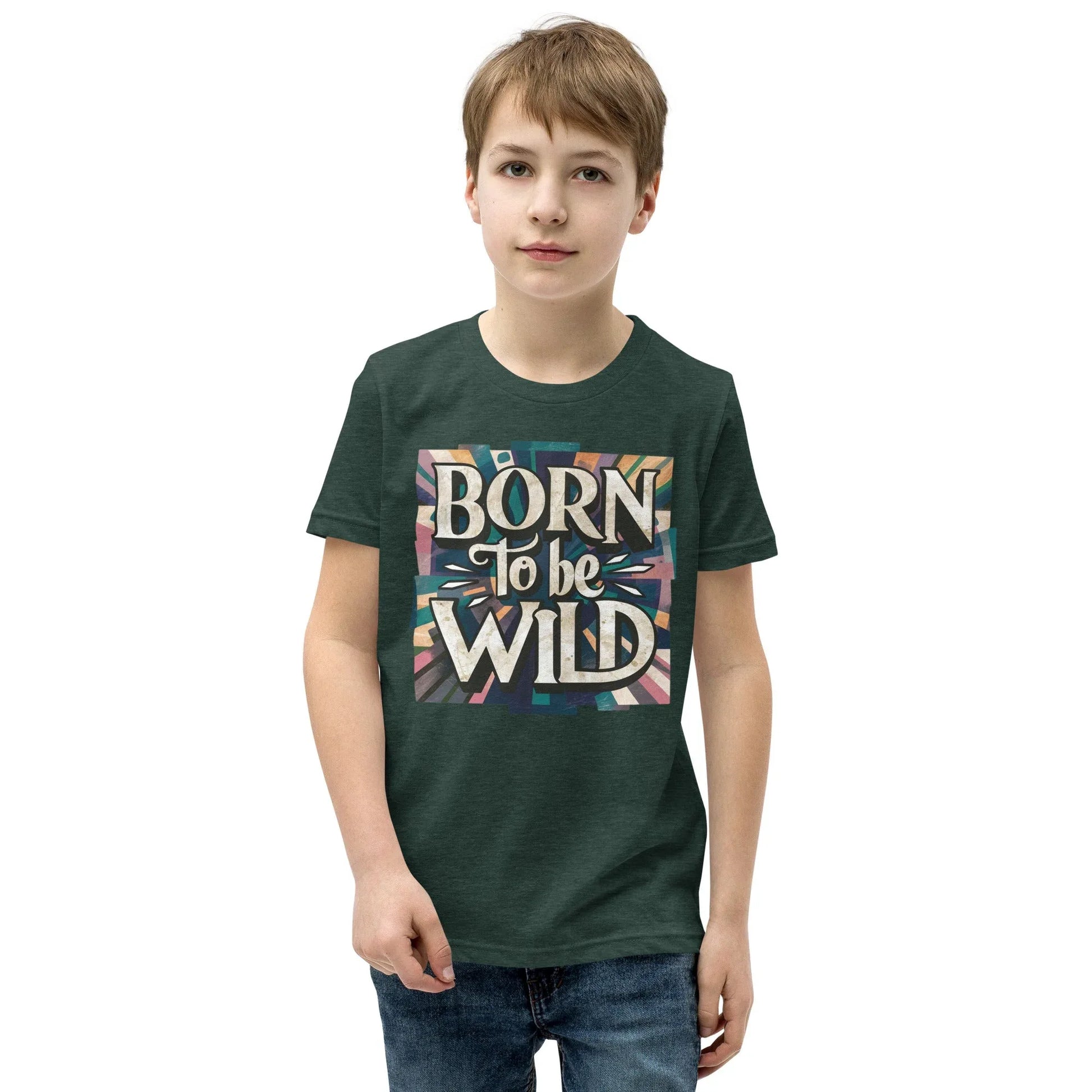 Youth Short Sleeve | Born To Be Wild - T-Shirt - AwRans Clothing