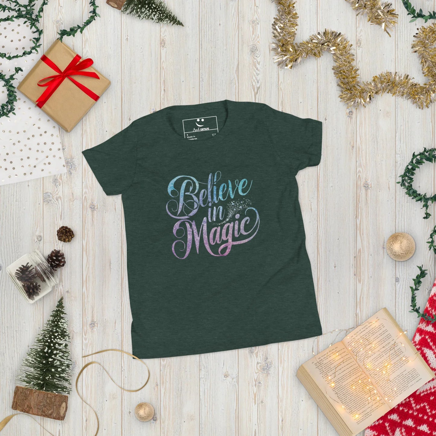 Youth Short Sleeve | BELIEVE IN MAGIC - T-Shirt - AwRans Clothing