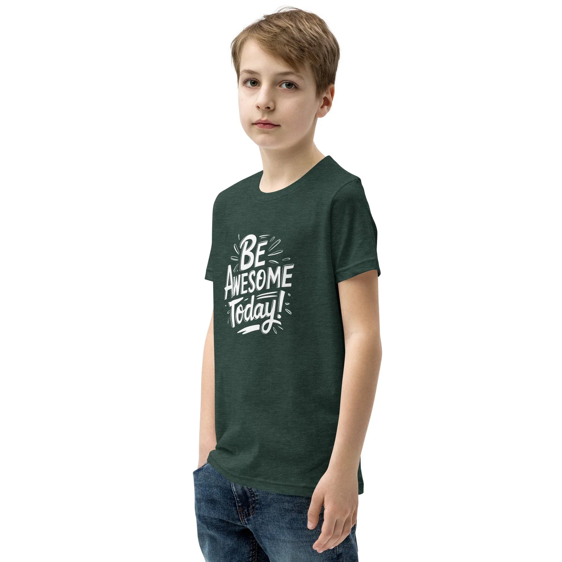 Youth Short Sleeve | BE AWESOME TODAY! - T-Shirt - AwRans Clothing