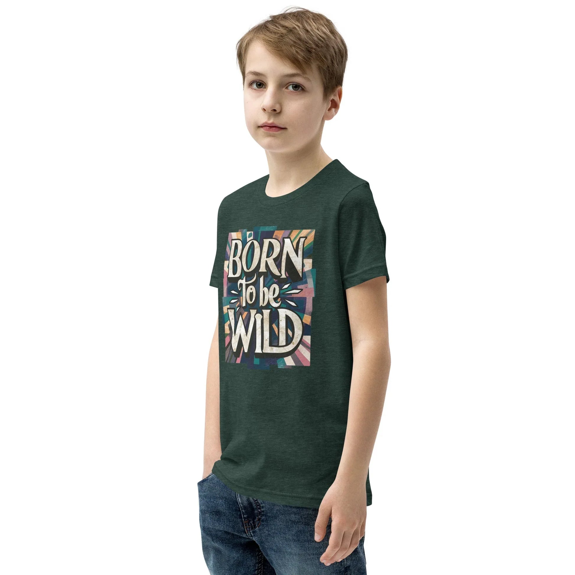 Youth Short Sleeve | Born To Be Wild - T-Shirt - AwRans Clothing