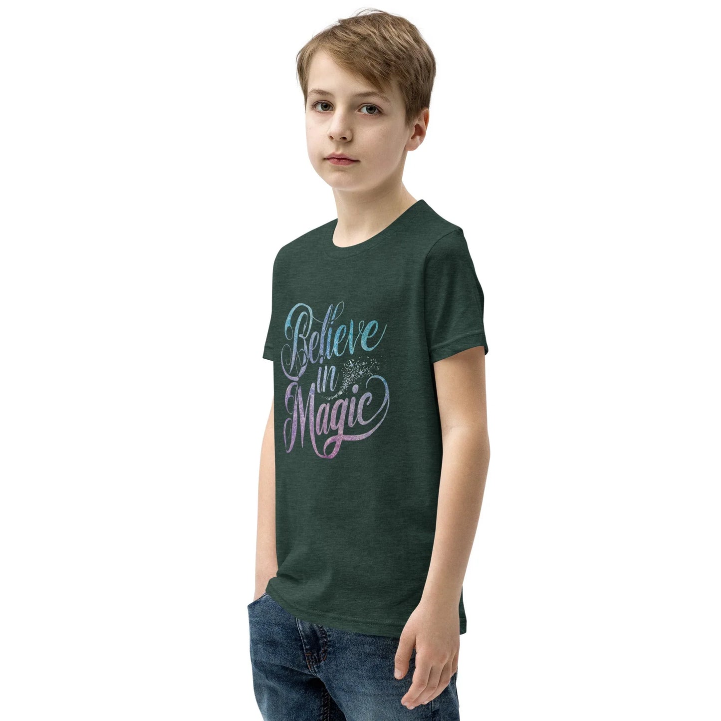 Youth Short Sleeve | BELIEVE IN MAGIC - T-Shirt - AwRans Clothing