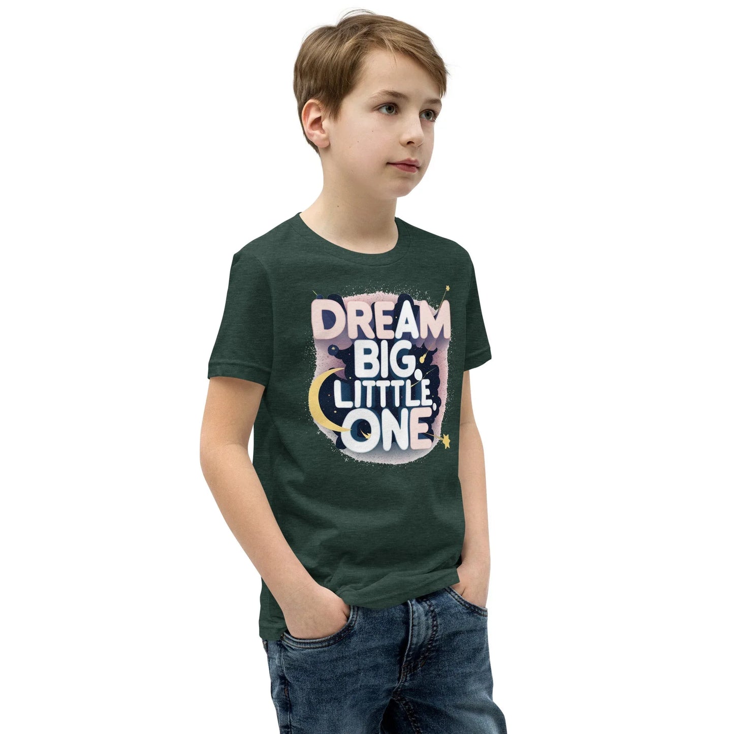 Youth Short Sleeve | DREAM BIG LITTLE ONE - T-Shirt - AwRans Clothing