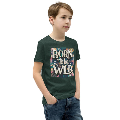 Youth Short Sleeve | Born To Be Wild - T-Shirt - AwRans Clothing