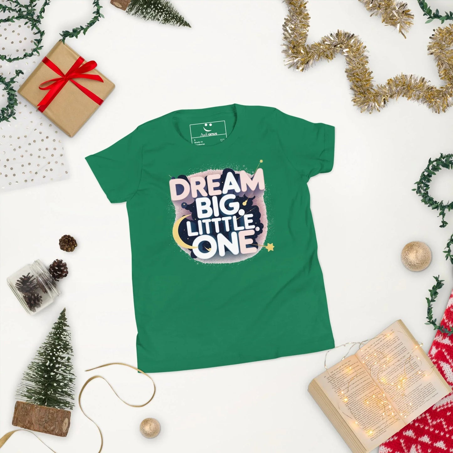 Youth Short Sleeve | DREAM BIG LITTLE ONE - T-Shirt - AwRans Clothing