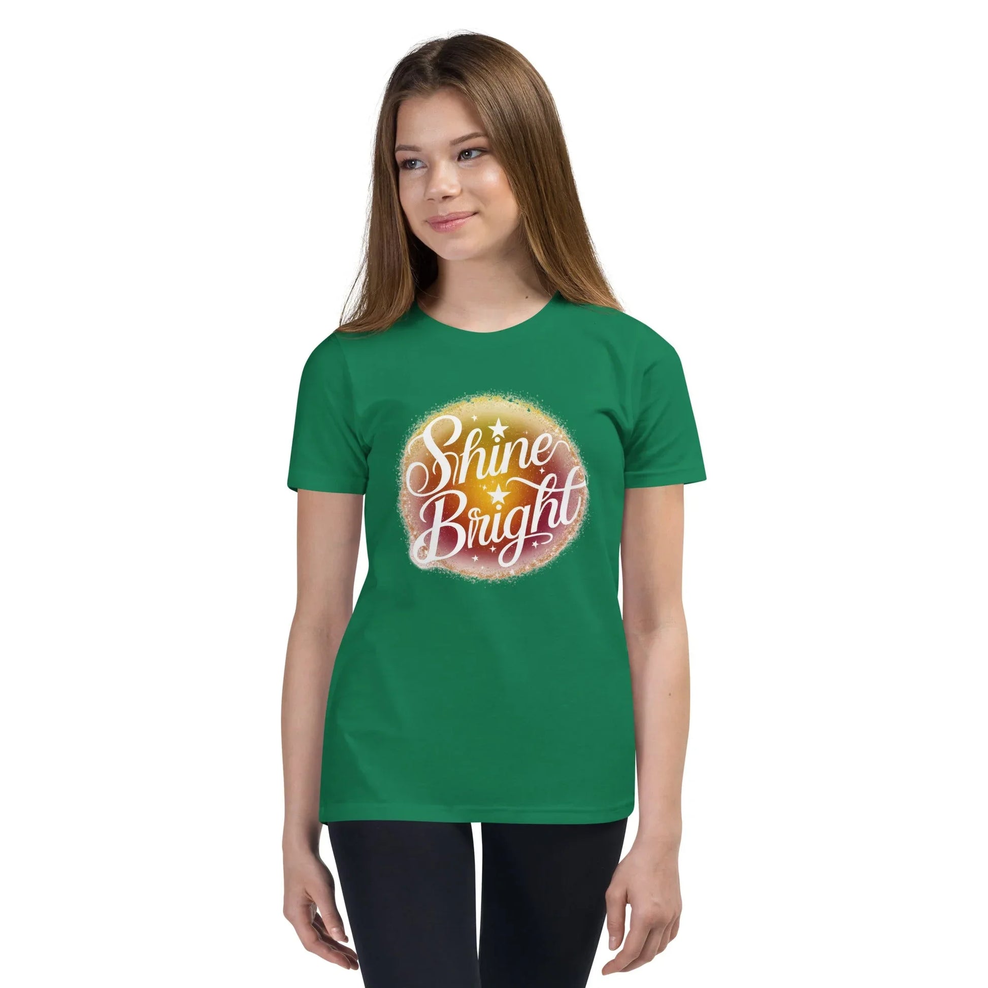 Youth Short Sleeve | Shine And Bright - T-Shirt - AwRans Clothing