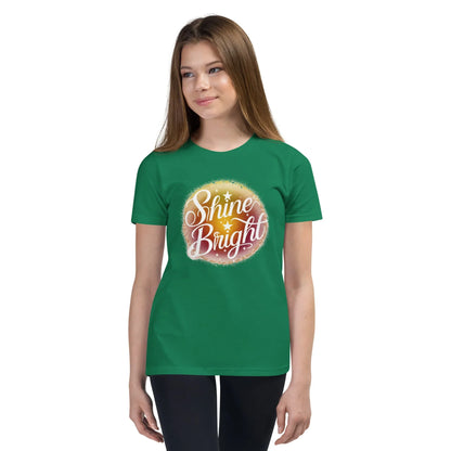 Youth Short Sleeve | Shine And Bright - T-Shirt - AwRans Clothing