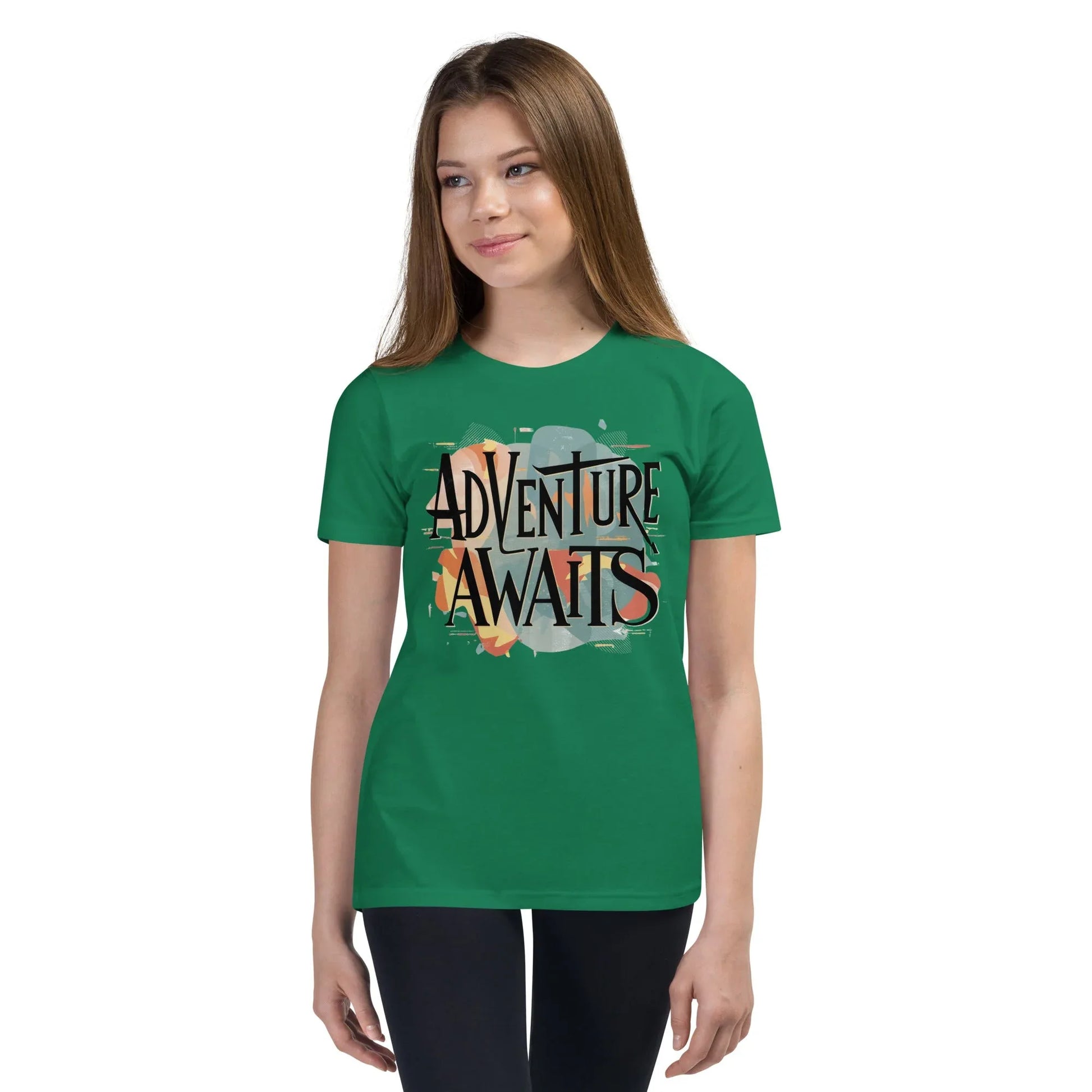 Youth Short Sleeve | Adventure Awaits - T-Shirt - AwRans Clothing