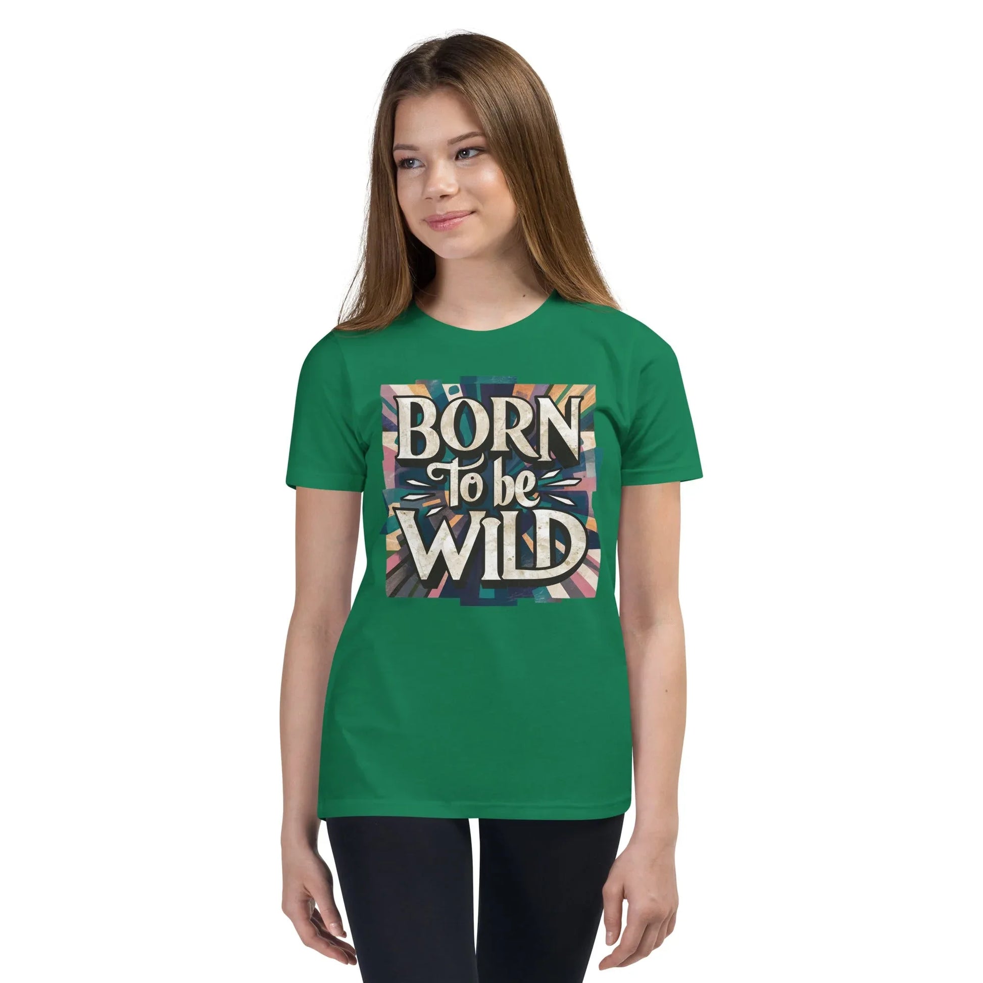 Youth Short Sleeve | Born To Be Wild - T-Shirt - AwRans Clothing