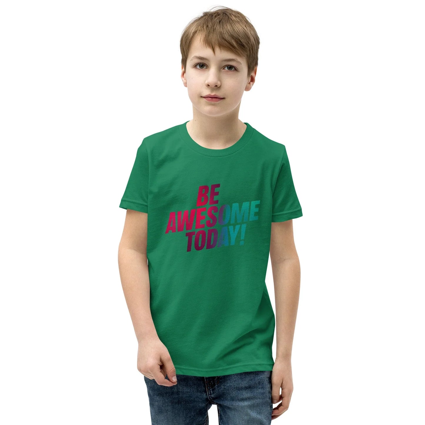 Youth Short Sleeve | BE AWESOME TODAY! - T-Shirt - AwRans Clothing