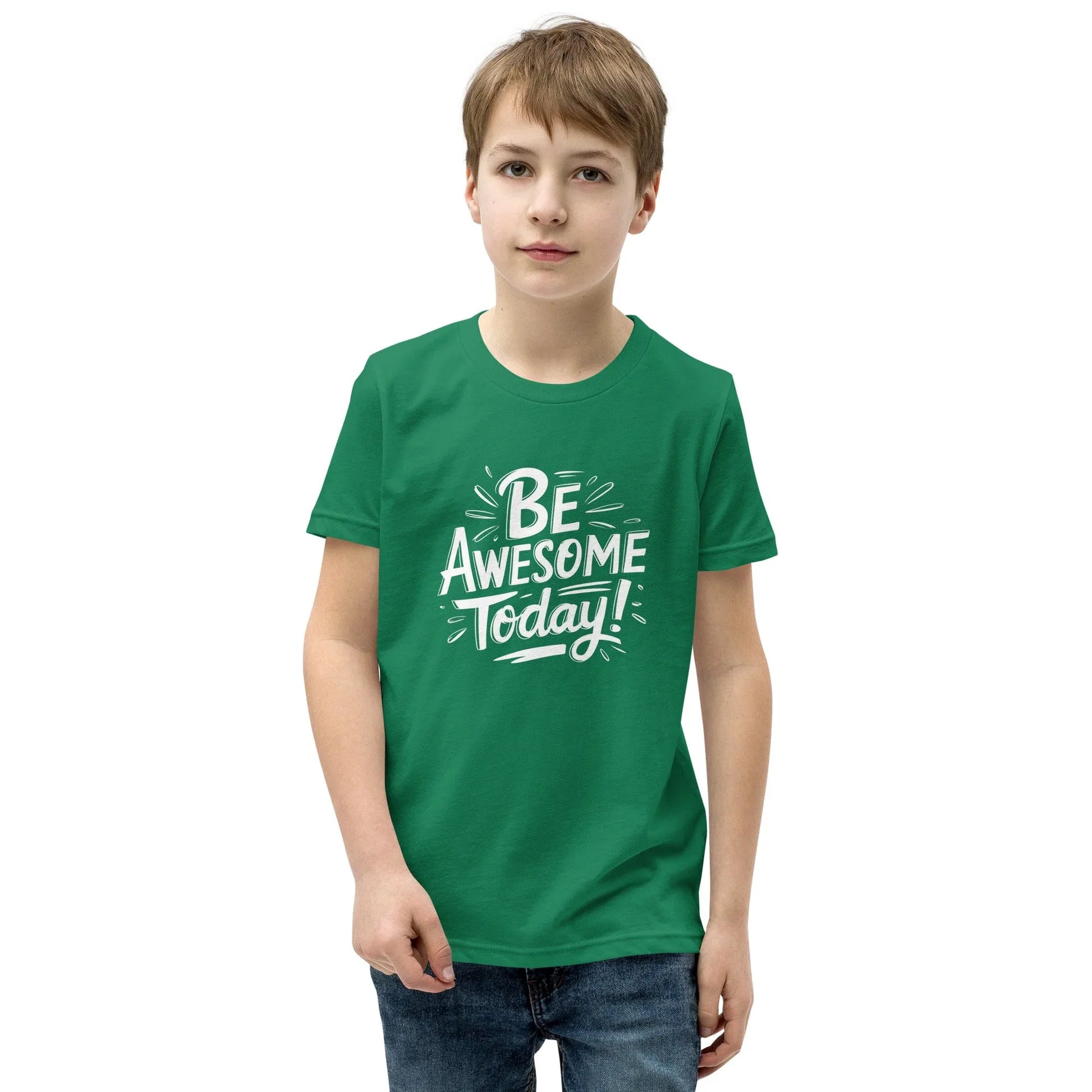 Youth Short Sleeve | BE AWESOME TODAY! - T-Shirt - AwRans Clothing