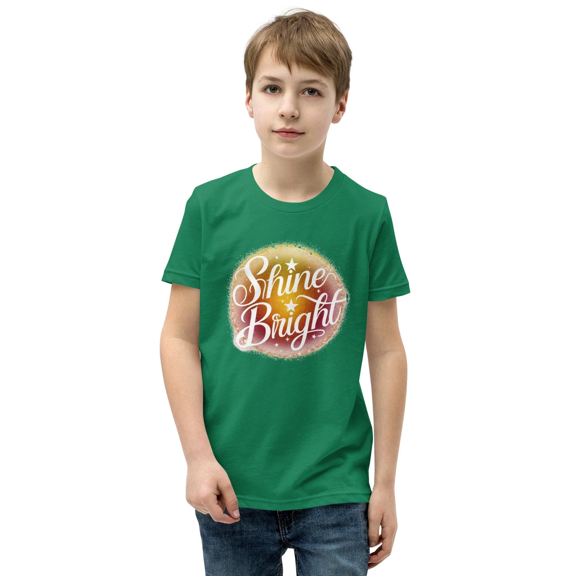 Youth Short Sleeve | Shine And Bright - T-Shirt - AwRans Clothing