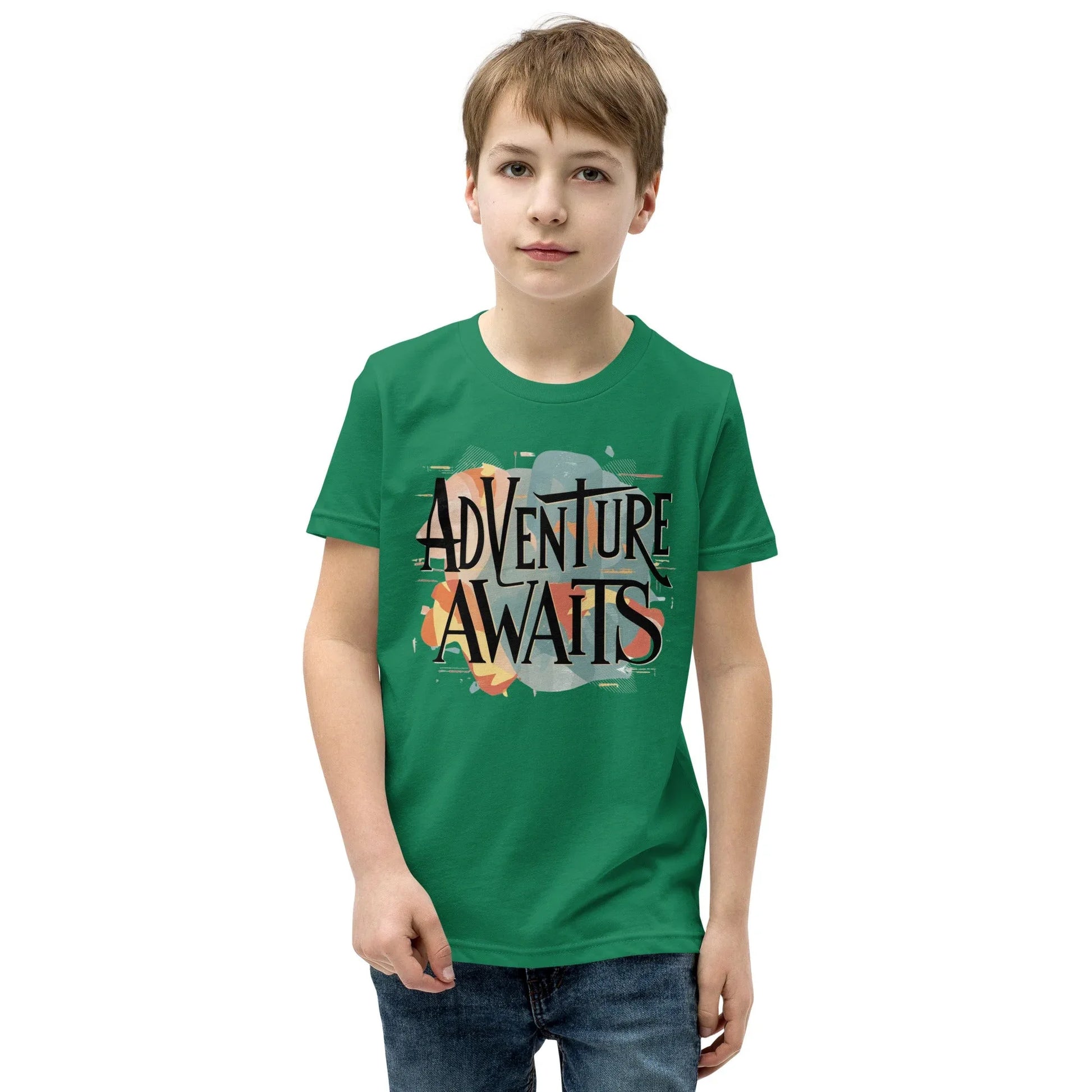 Youth Short Sleeve | Adventure Awaits - T-Shirt - AwRans Clothing