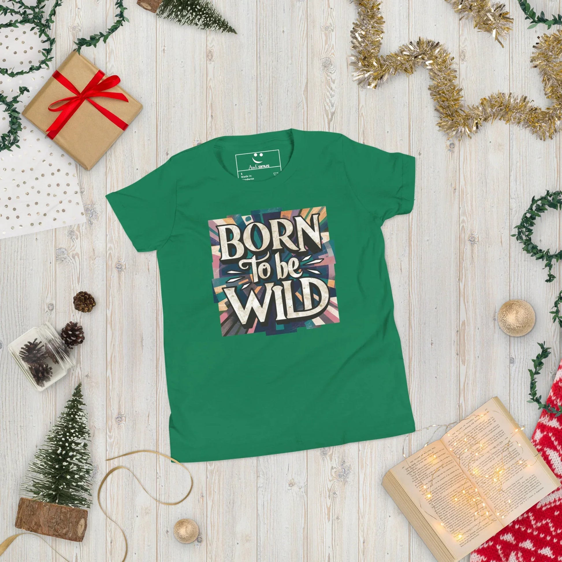 Youth Short Sleeve | Born To Be Wild - T-Shirt - AwRans Clothing