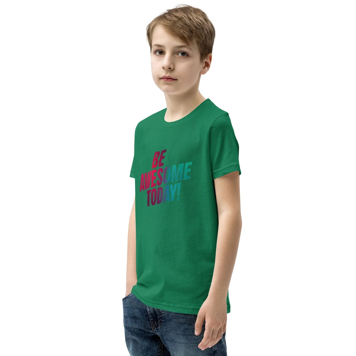Youth Short Sleeve | BE AWESOME TODAY! - T-Shirt - AwRans Clothing