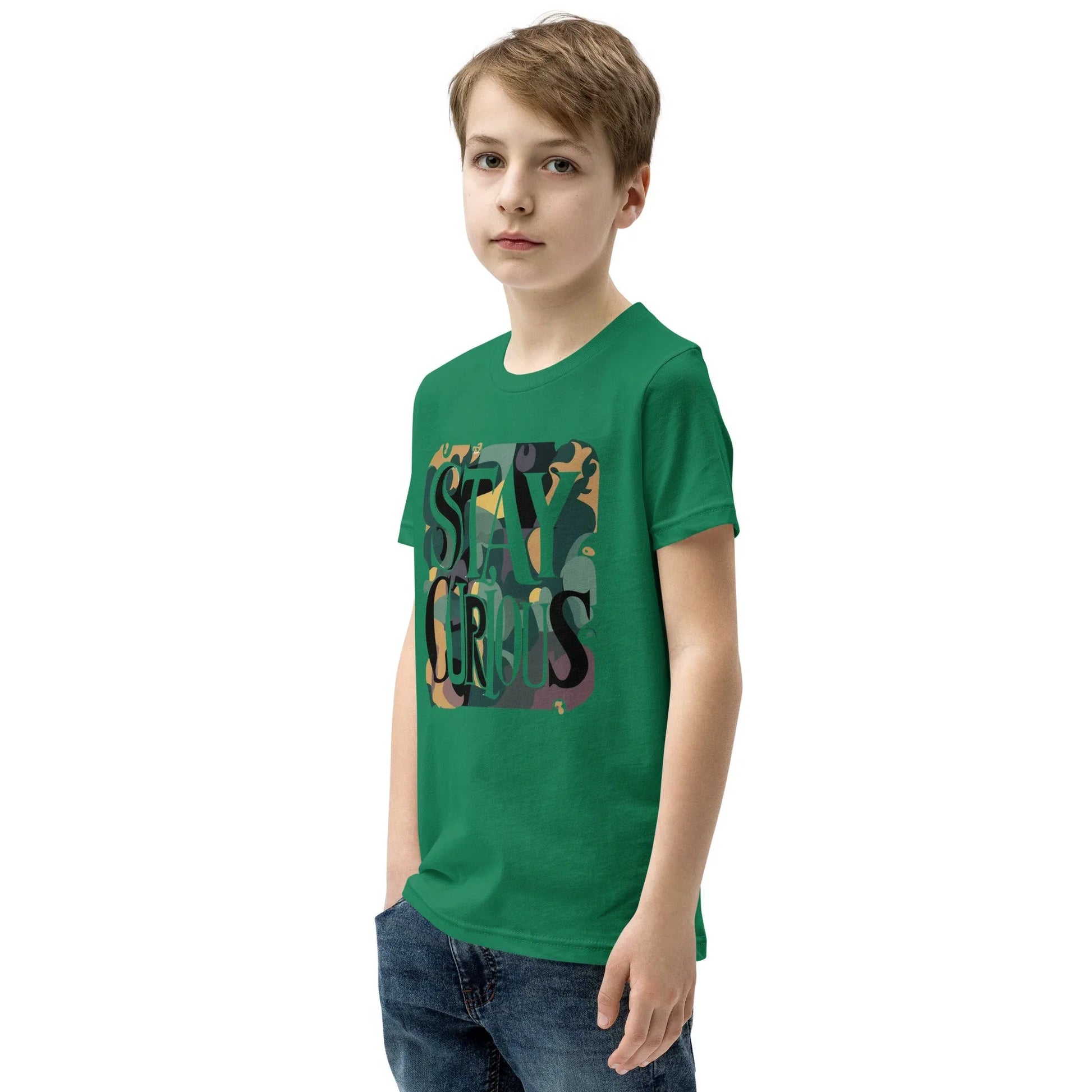 Youth Short Sleeve | Stay Curious - T-Shirt - AwRans Clothing