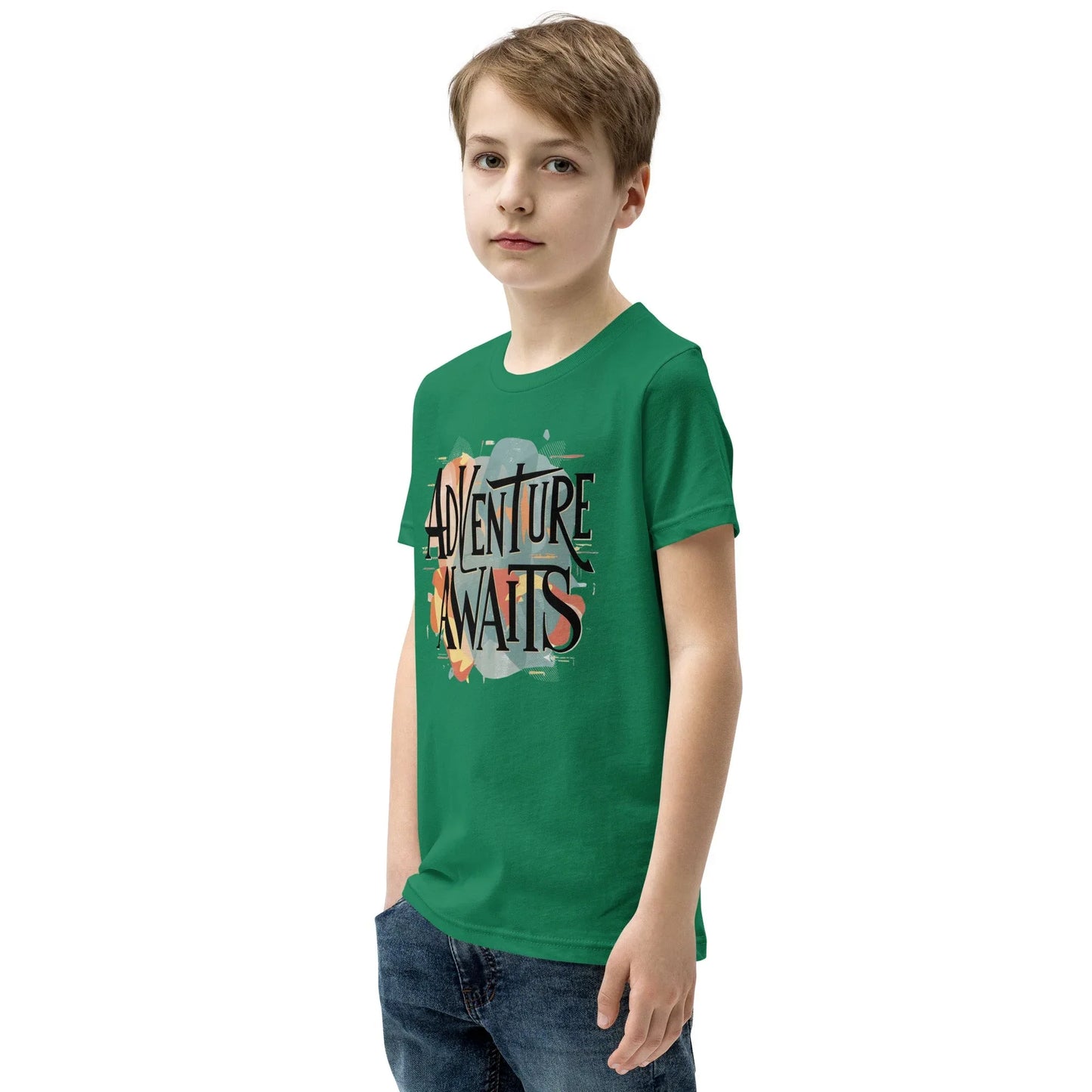 Youth Short Sleeve | Adventure Awaits - T-Shirt - AwRans Clothing