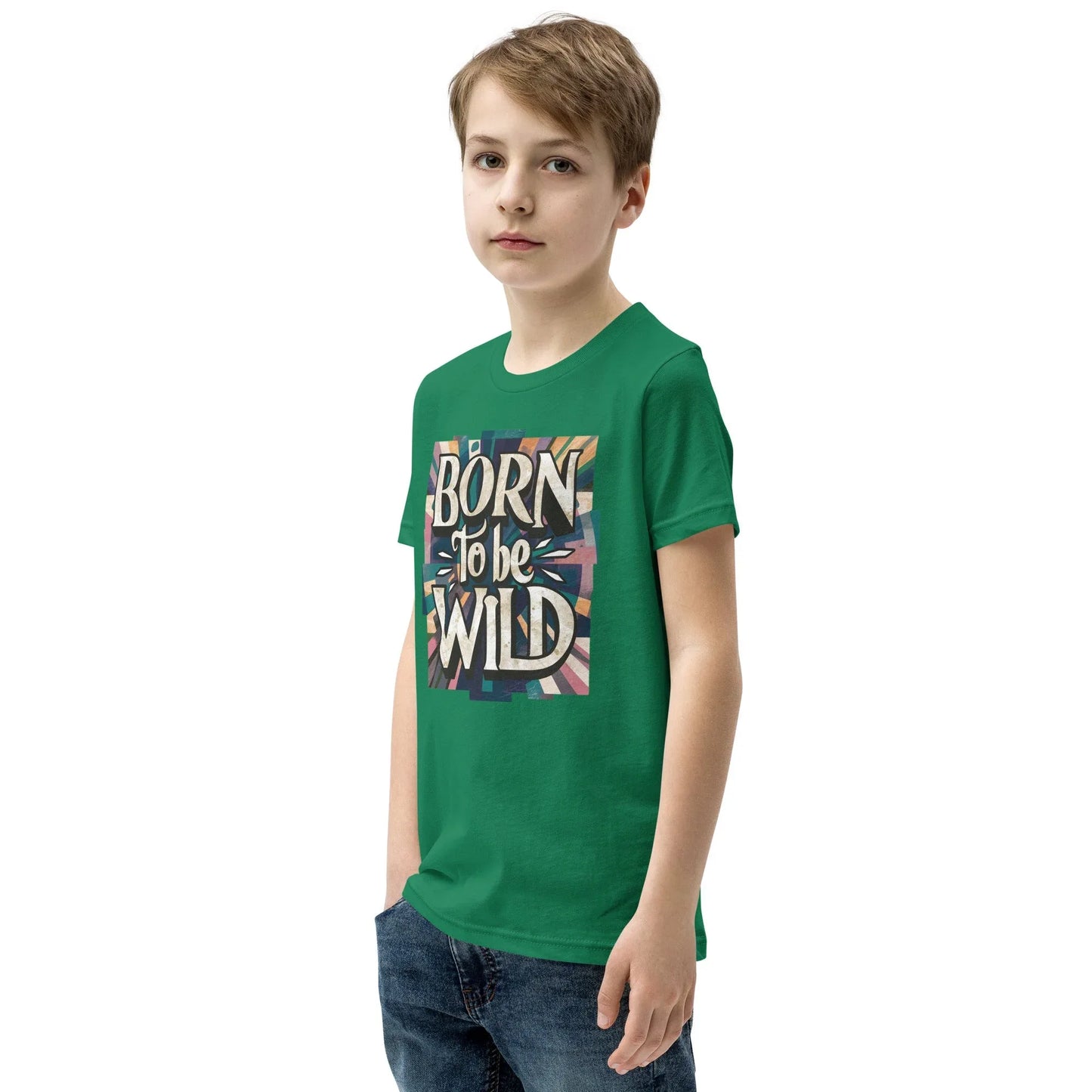 Youth Short Sleeve | Born To Be Wild - T-Shirt - AwRans Clothing