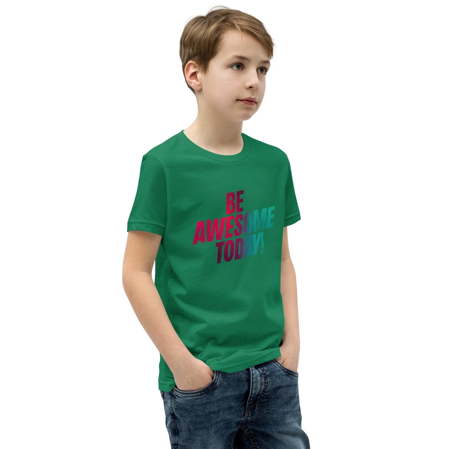 Youth Short Sleeve | BE AWESOME TODAY! - T-Shirt - AwRans Clothing