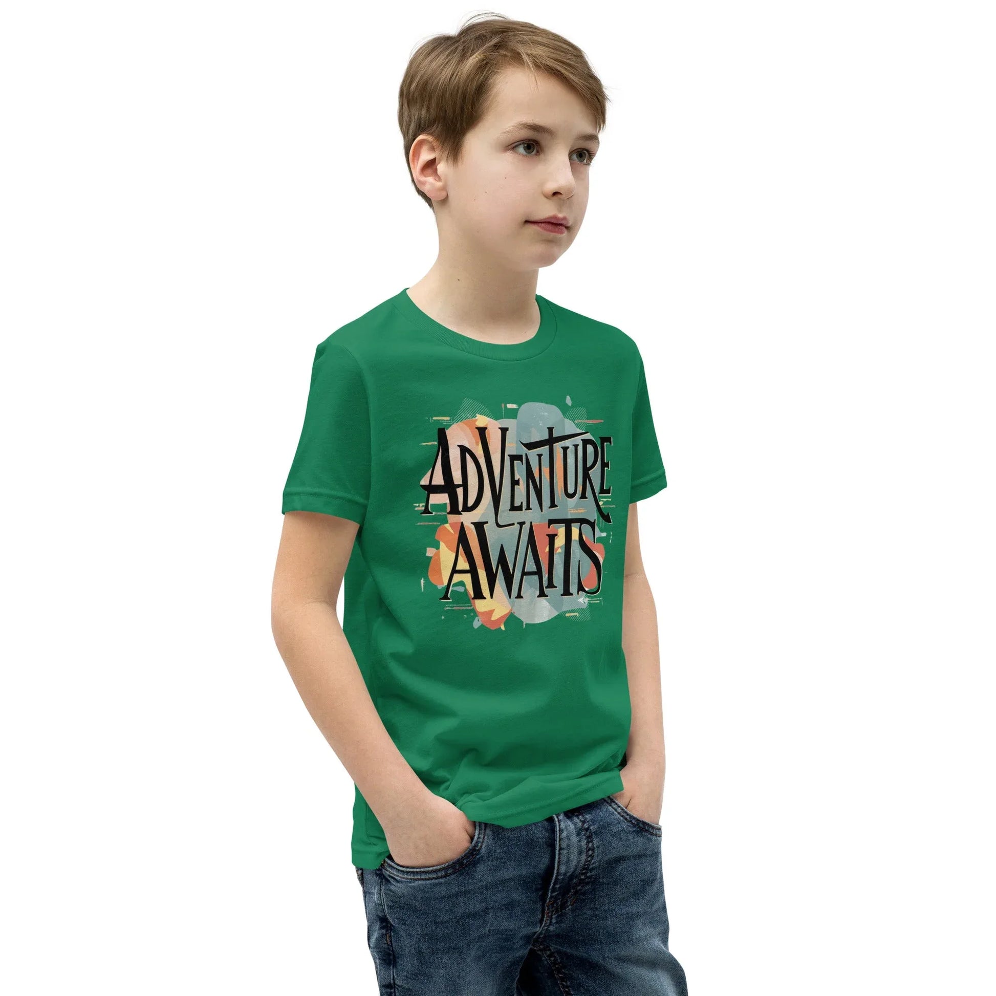 Youth Short Sleeve | Adventure Awaits - T-Shirt - AwRans Clothing