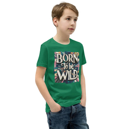 Youth Short Sleeve | Born To Be Wild - T-Shirt - AwRans Clothing