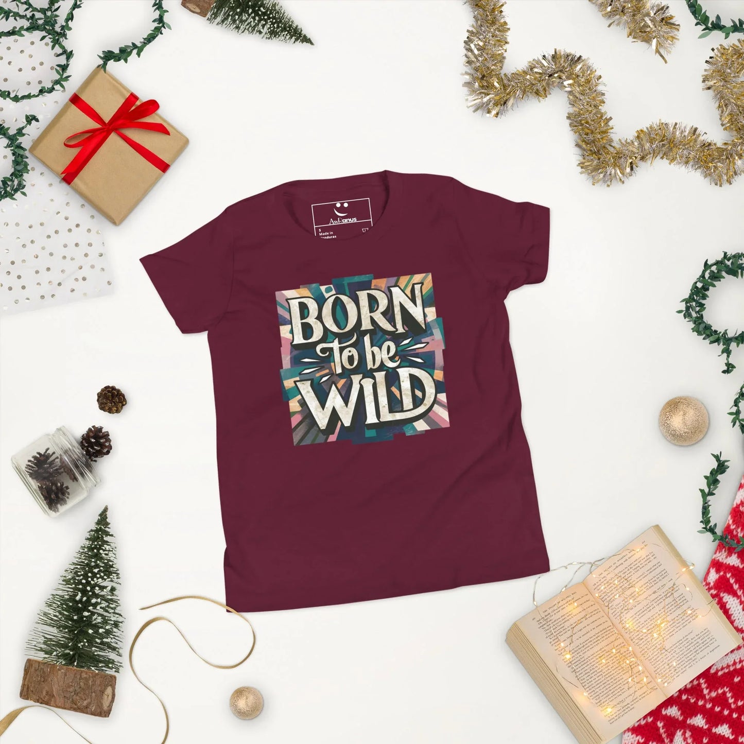Youth Short Sleeve | Born To Be Wild - T-Shirt - AwRans Clothing