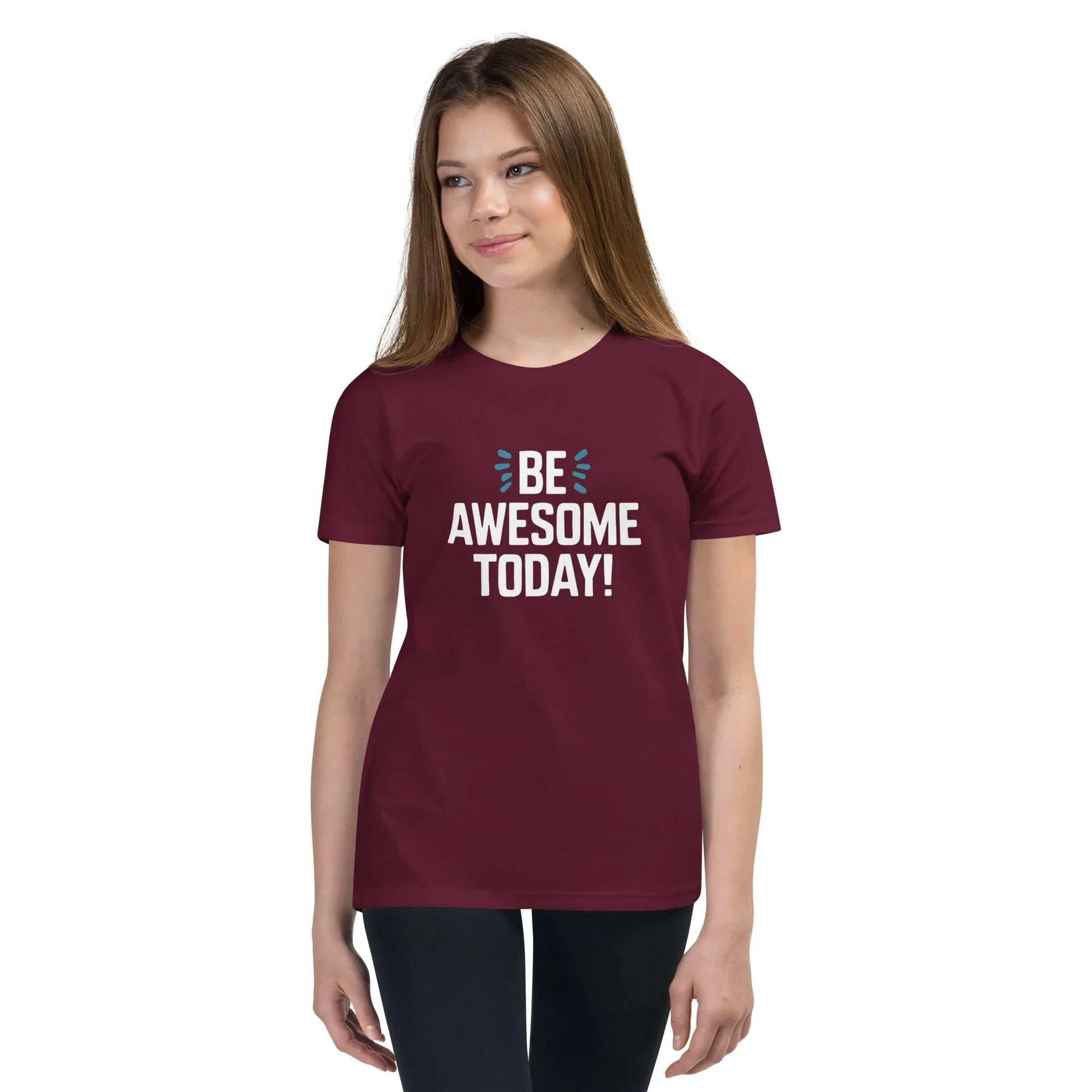 Youth Short Sleeve | BE AWESOME TODAY! - T-Shirt - AwRans Clothing