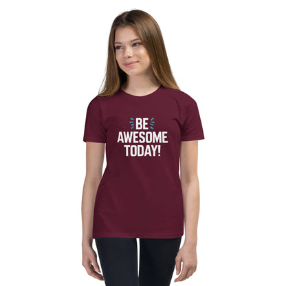 Youth Short Sleeve | BE AWESOME TODAY! - T-Shirt - AwRans Clothing