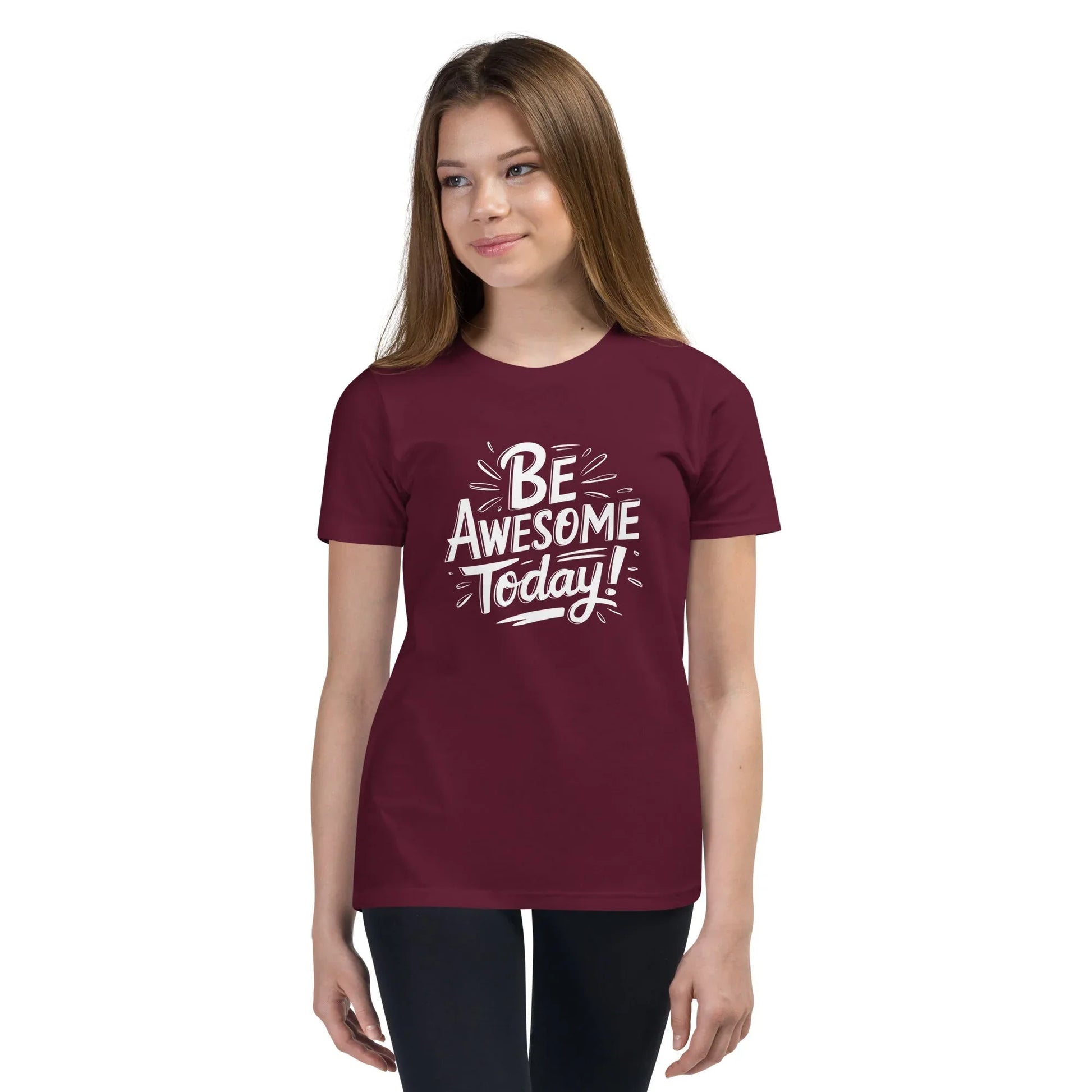 Youth Short Sleeve | BE AWESOME TODAY! - T-Shirt - AwRans Clothing