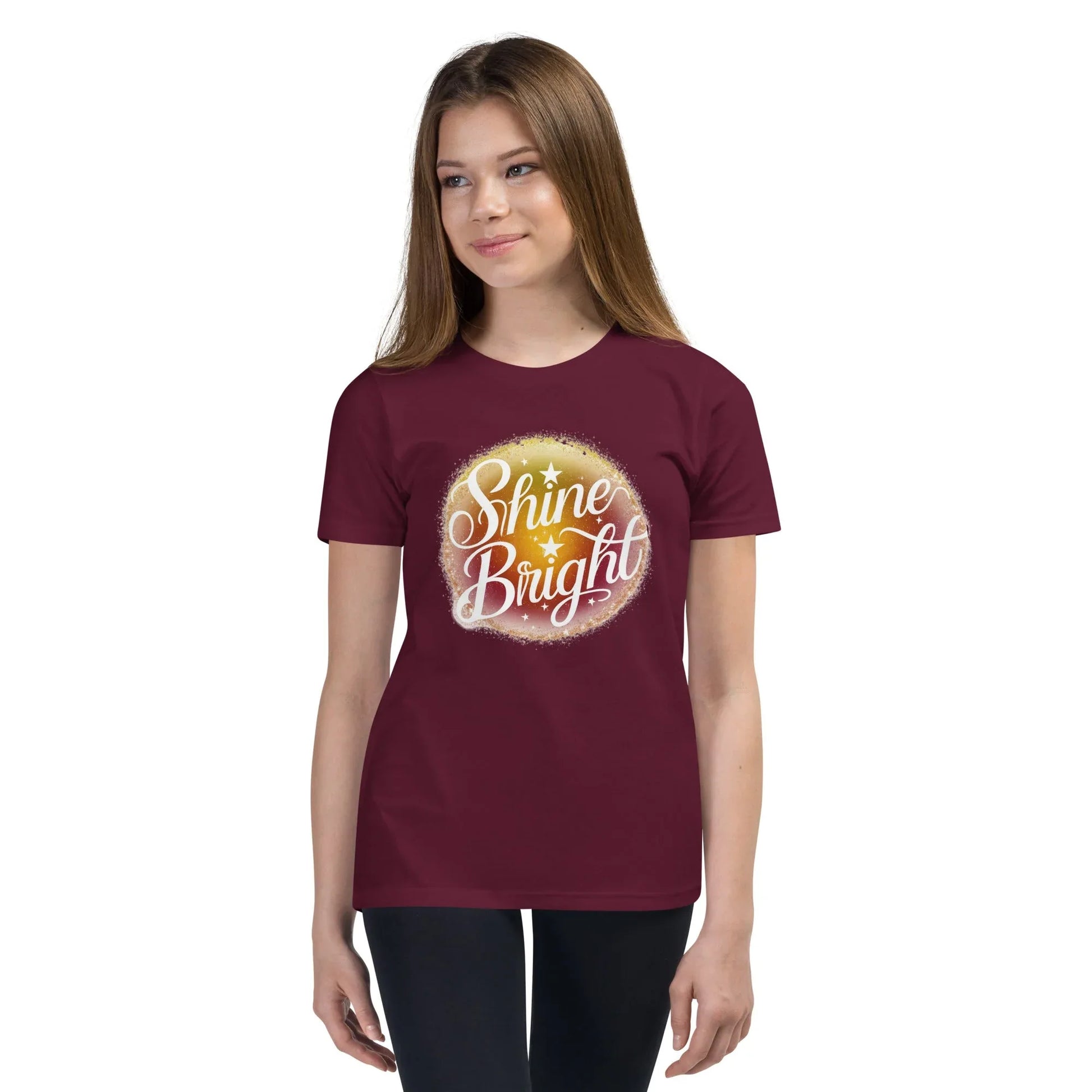 Youth Short Sleeve | Shine And Bright - T-Shirt - AwRans Clothing