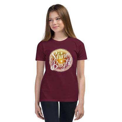 Youth Short Sleeve | Shine And Bright - T-Shirt - AwRans Clothing