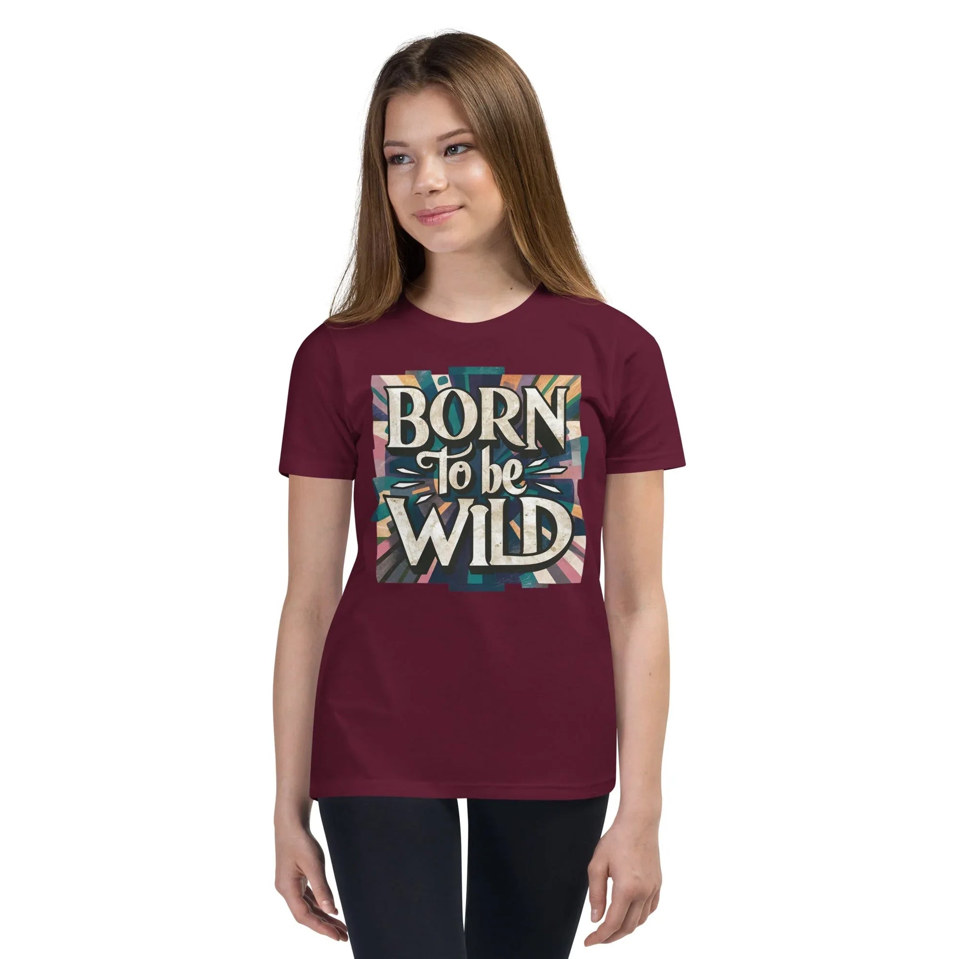 Youth Short Sleeve | Born To Be Wild - T-Shirt - AwRans Clothing
