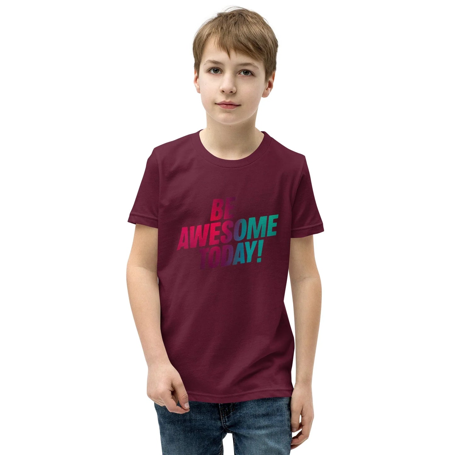 Youth Short Sleeve | BE AWESOME TODAY! - T-Shirt - AwRans Clothing