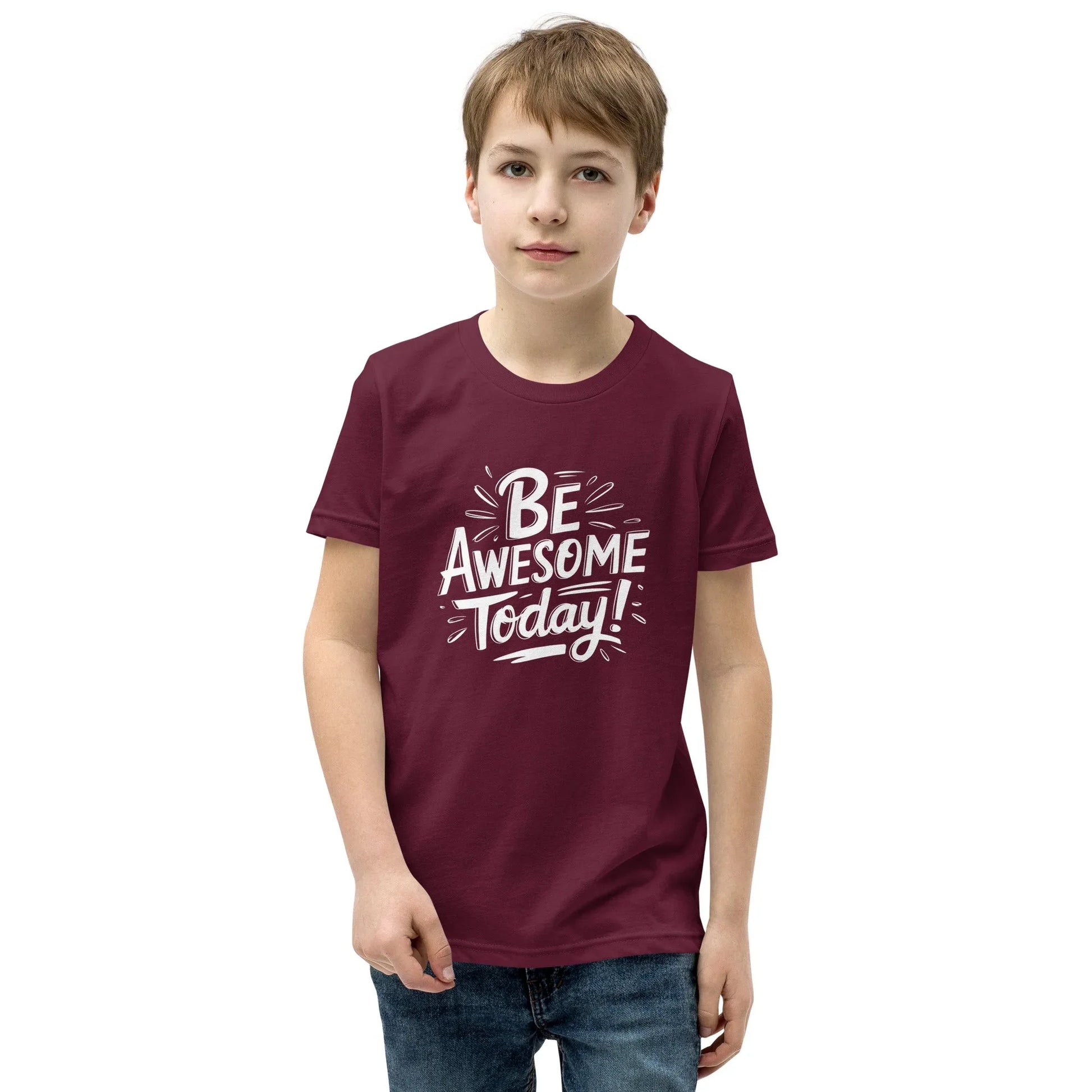 Youth Short Sleeve | BE AWESOME TODAY! - T-Shirt - AwRans Clothing