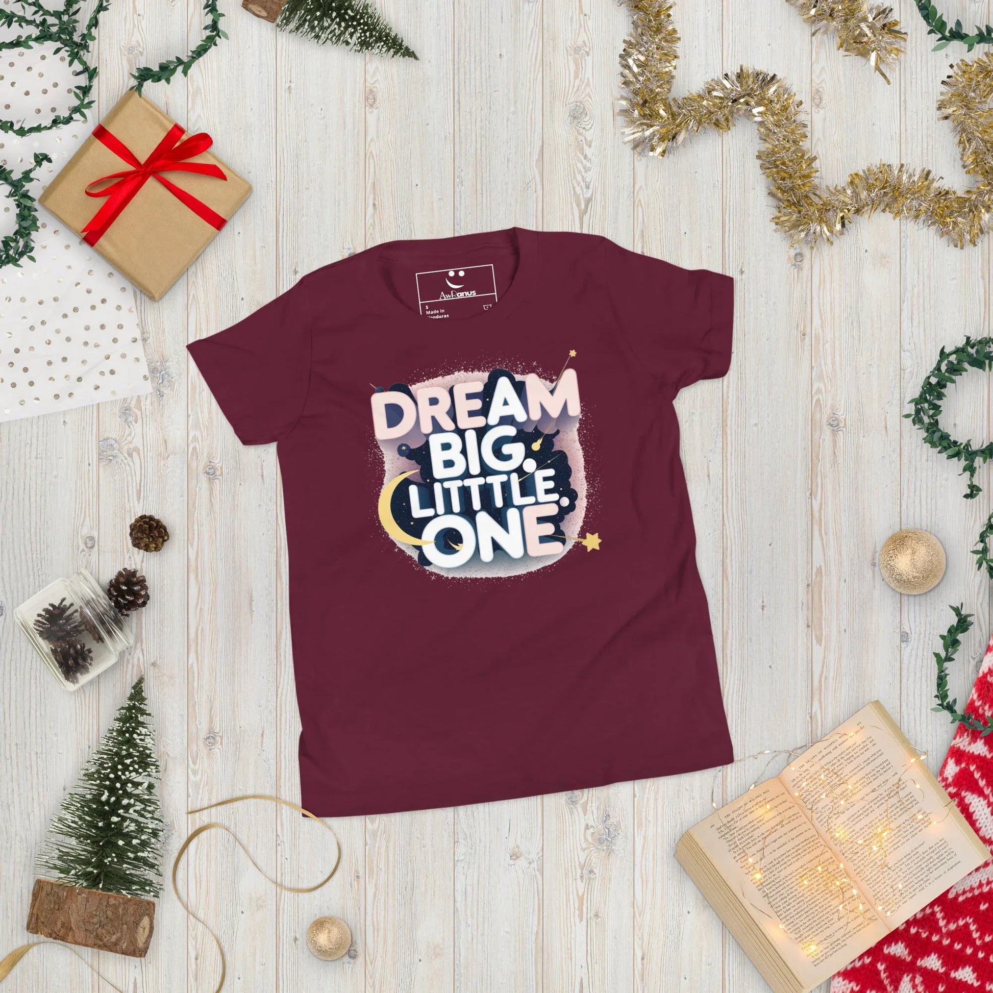 Youth Short Sleeve | DREAM BIG LITTLE ONE - T-Shirt - AwRans Clothing