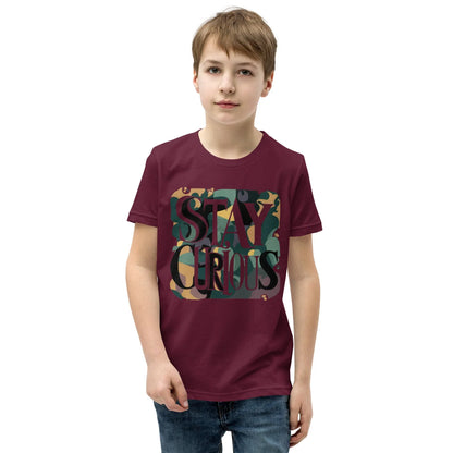 Youth Short Sleeve | Stay Curious - T-Shirt - AwRans Clothing