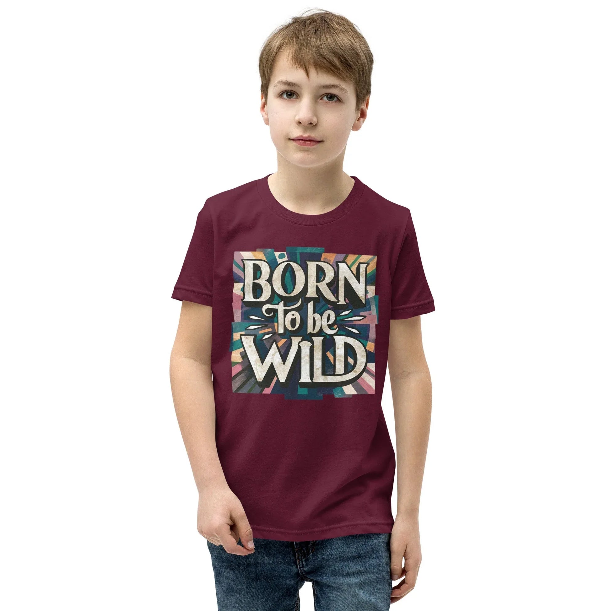 Youth Short Sleeve | Born To Be Wild - T-Shirt - AwRans Clothing