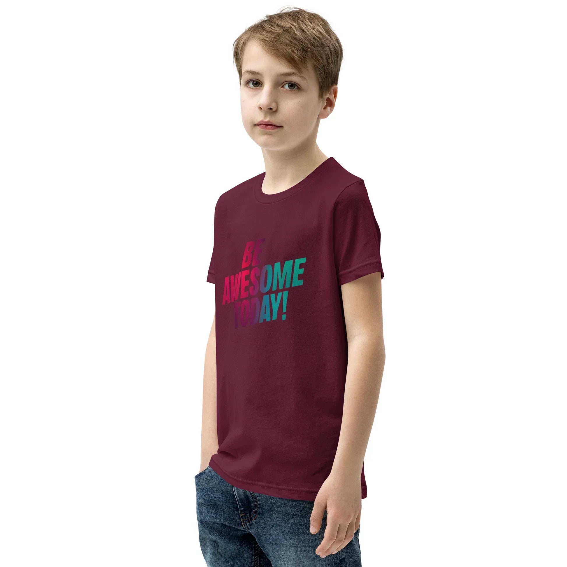 Youth Short Sleeve | BE AWESOME TODAY! - T-Shirt - AwRans Clothing