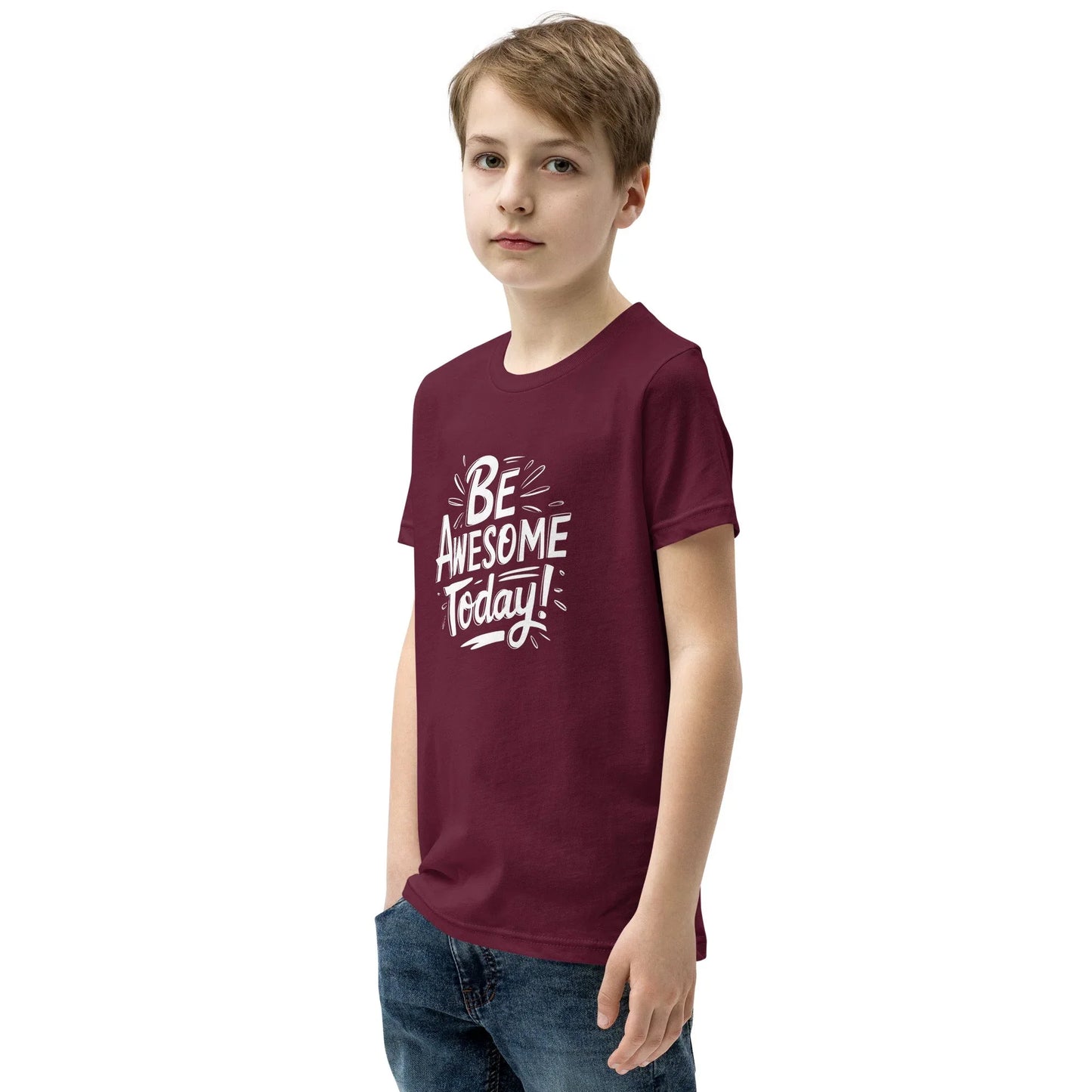 Youth Short Sleeve | BE AWESOME TODAY! - T-Shirt - AwRans Clothing