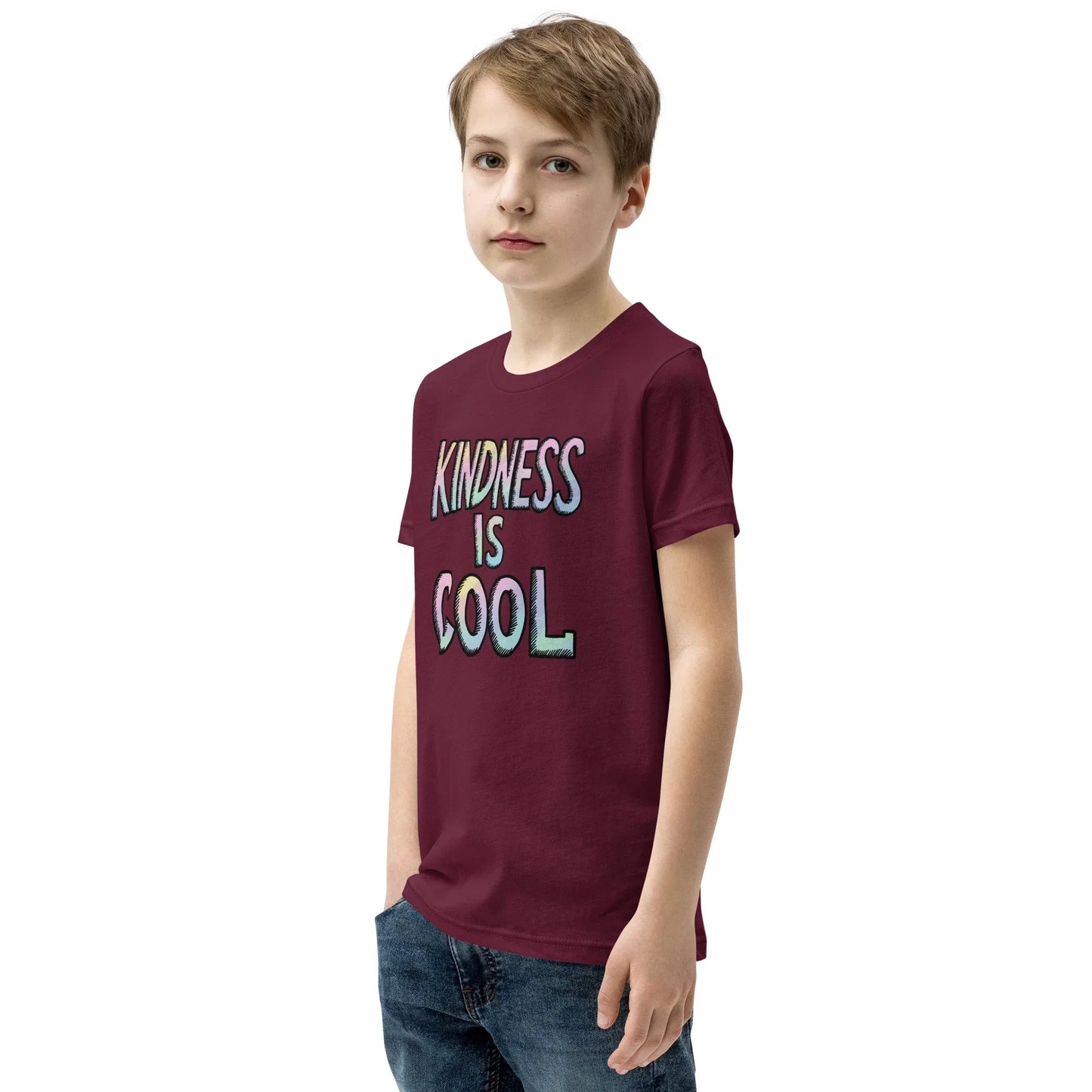 Youth Short Sleeve | KINDNESS IS COOL - T-Shirt - AwRans Clothing