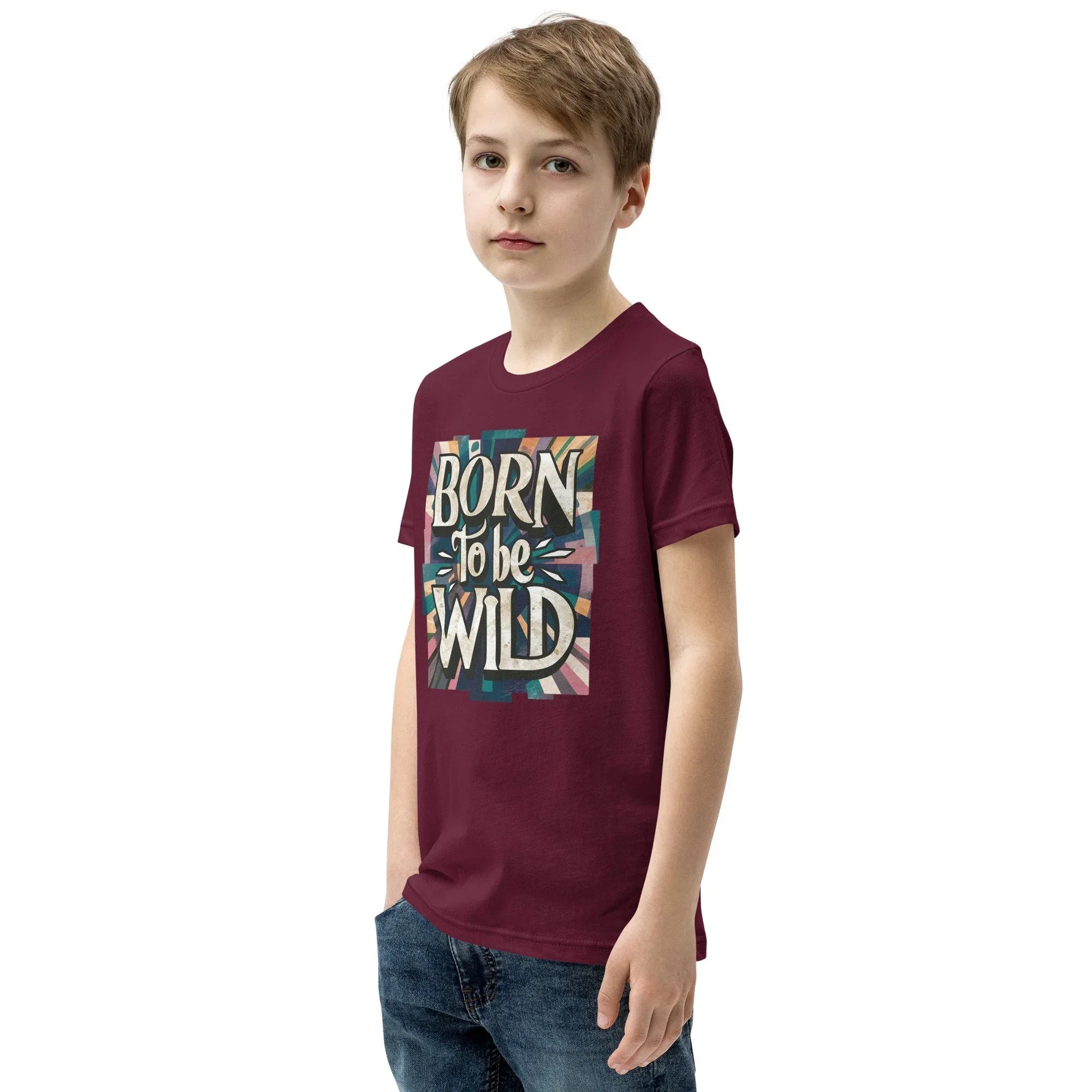 Youth Short Sleeve | Born To Be Wild - T-Shirt - AwRans Clothing
