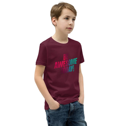 Youth Short Sleeve | BE AWESOME TODAY! - T-Shirt - AwRans Clothing