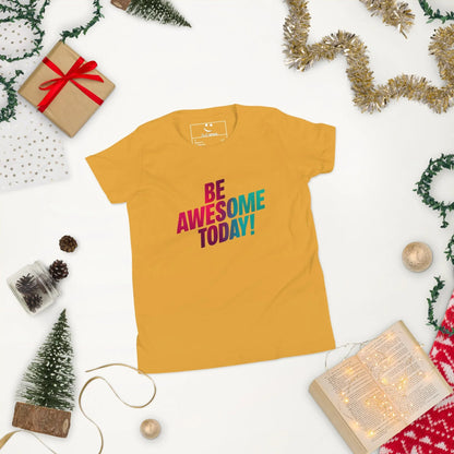 Youth Short Sleeve | BE AWESOME TODAY! - T-Shirt - AwRans Clothing