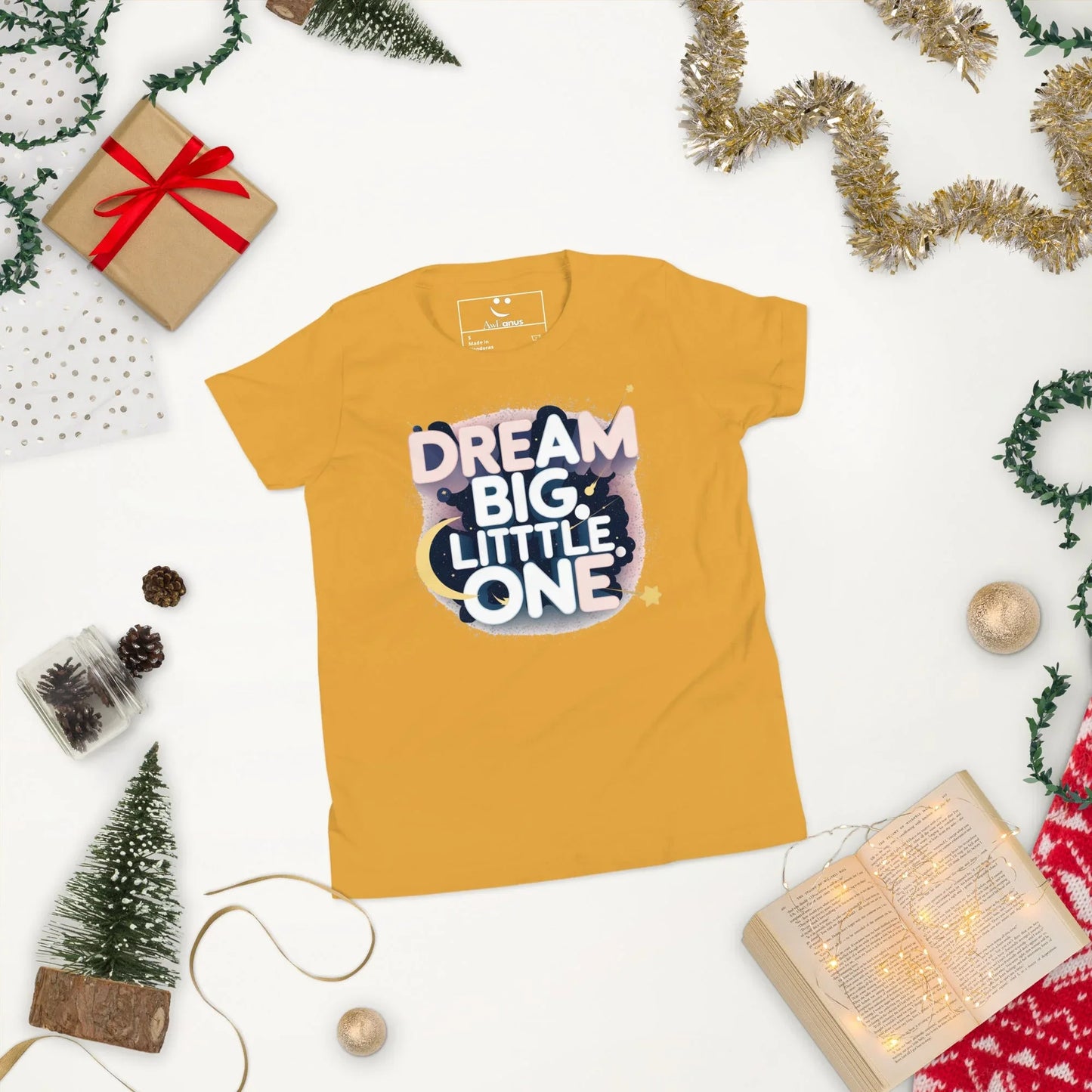 Youth Short Sleeve | DREAM BIG LITTLE ONE - T-Shirt - AwRans Clothing