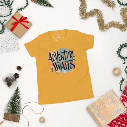 Youth Short Sleeve | Adventure Awaits - T-Shirt - AwRans Clothing