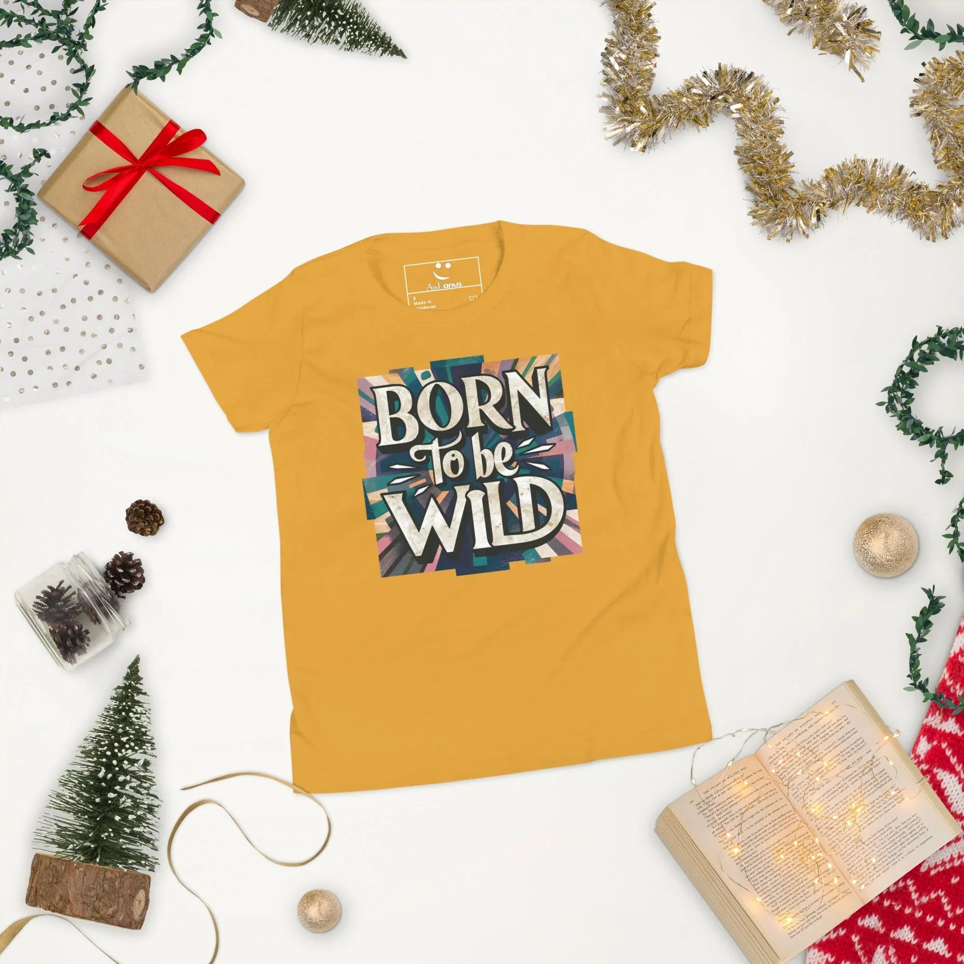 Youth Short Sleeve | Born To Be Wild - T-Shirt - AwRans Clothing