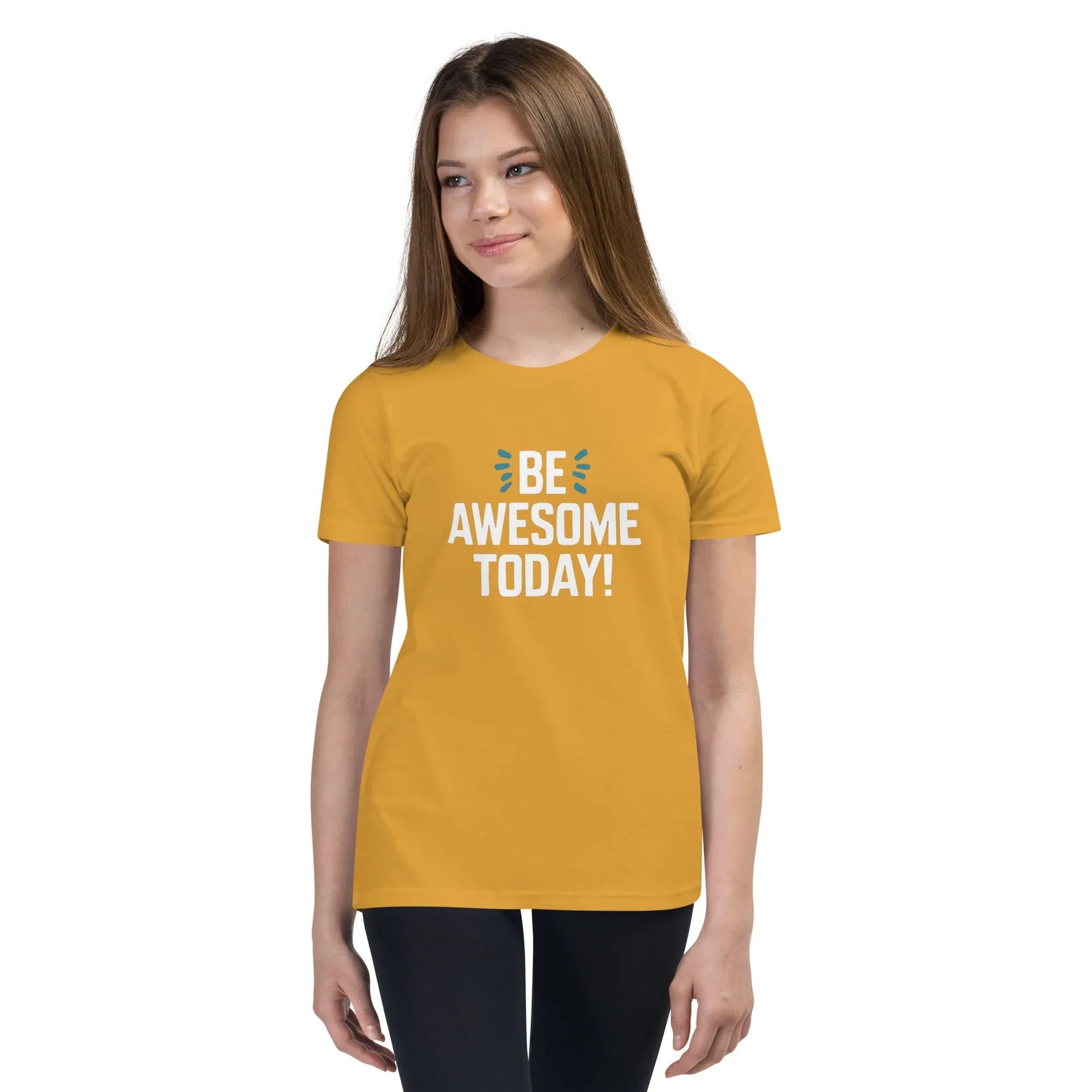 Youth Short Sleeve | BE AWESOME TODAY! - T-Shirt - AwRans Clothing