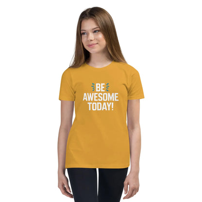 Youth Short Sleeve | BE AWESOME TODAY! - T-Shirt - AwRans Clothing
