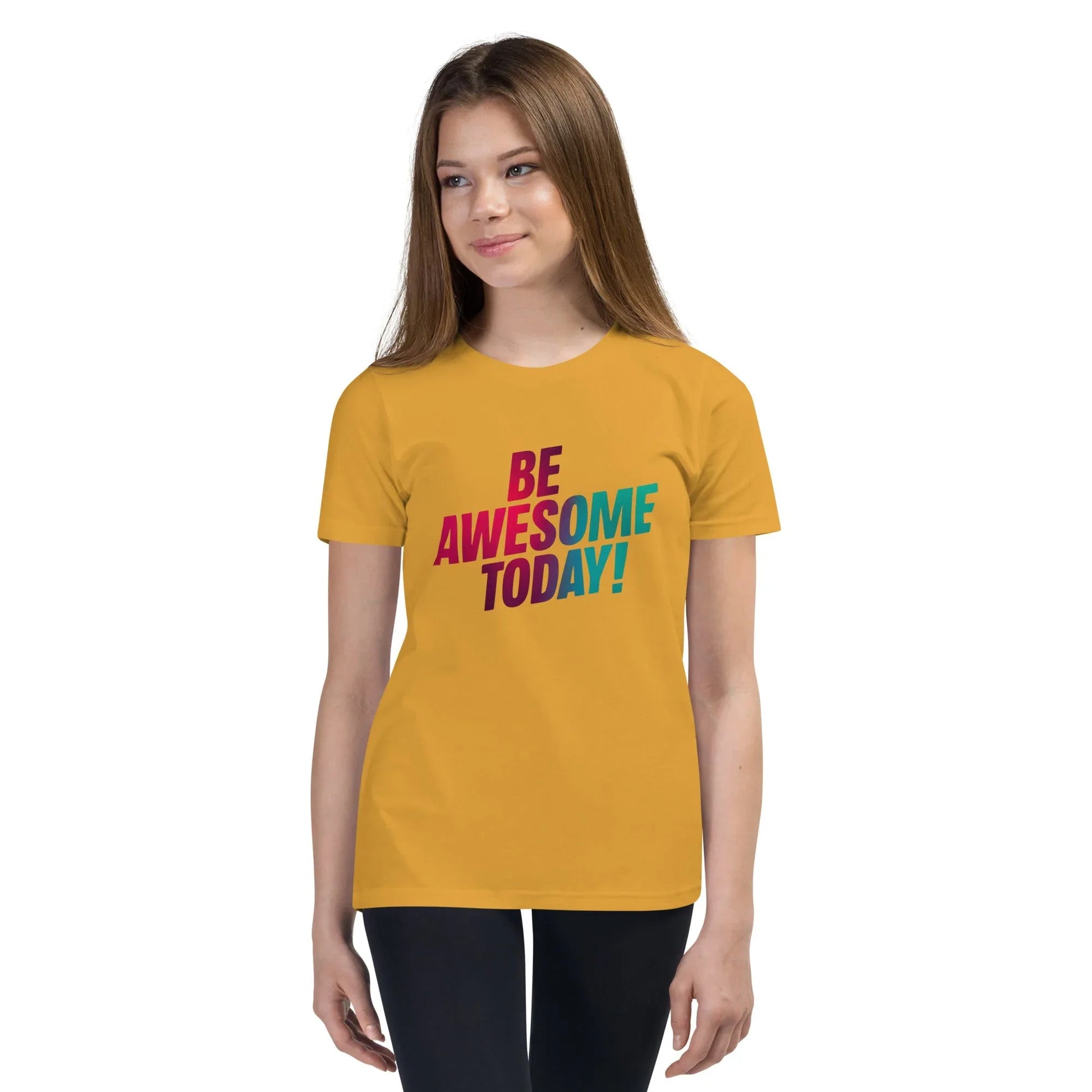 Youth Short Sleeve | BE AWESOME TODAY! - T-Shirt - AwRans Clothing