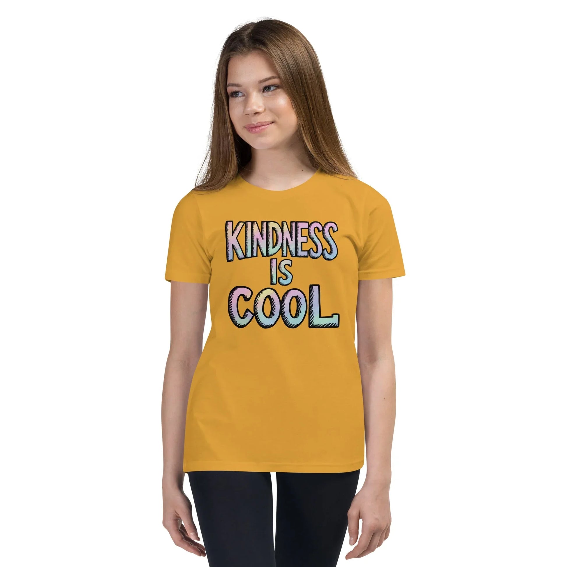 Youth Short Sleeve | KINDNESS IS COOL - T-Shirt - AwRans Clothing
