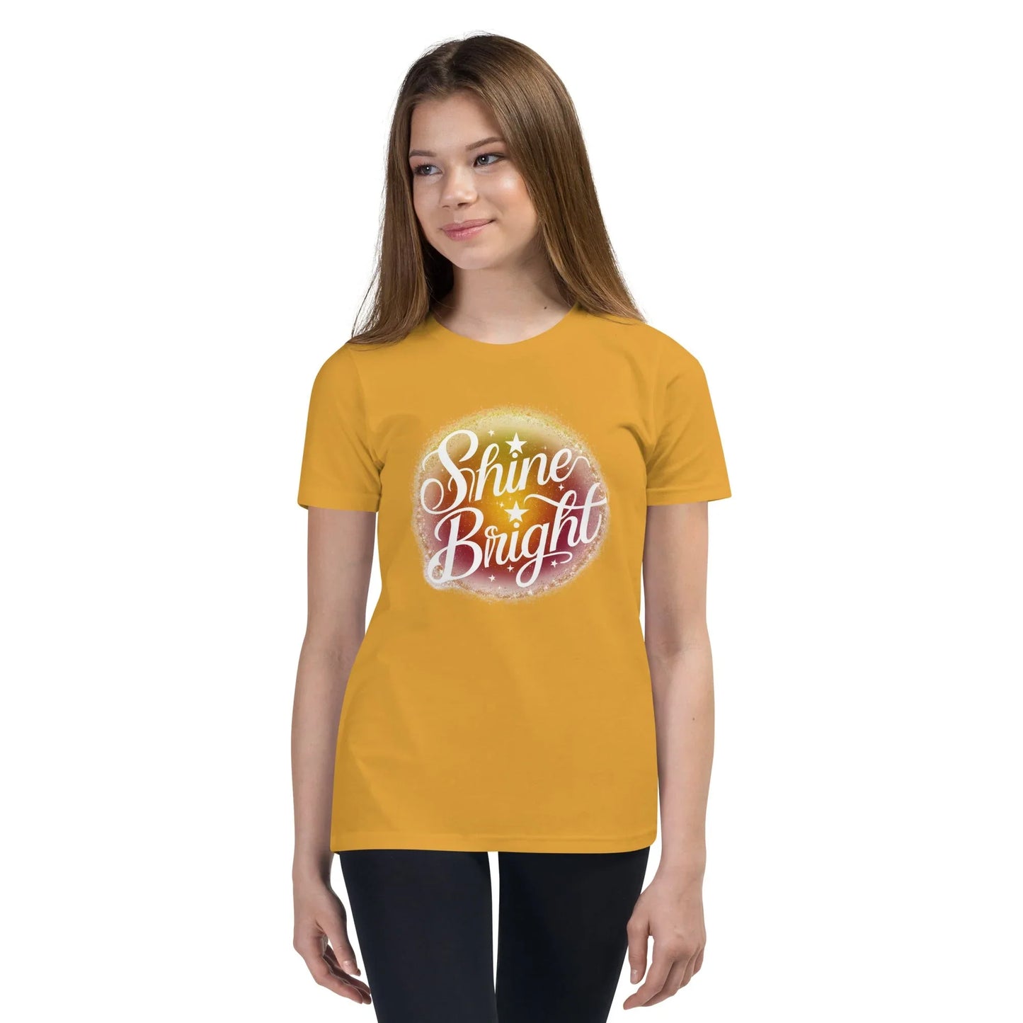 Youth Short Sleeve | Shine And Bright - T-Shirt - AwRans Clothing